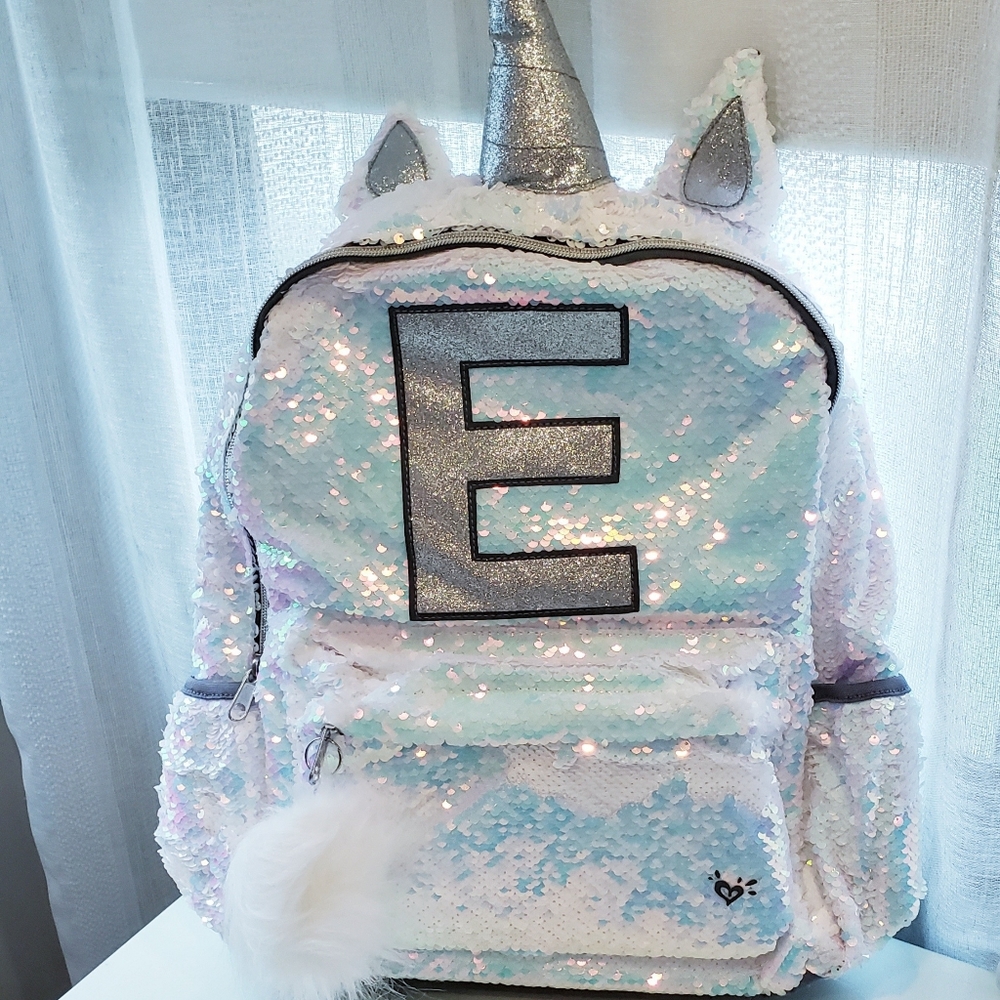 Justice NWOT Unicorn Backpack